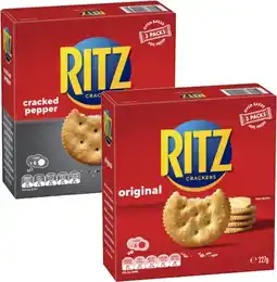 Coles Ritz Crackers 227g offer