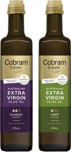 Coles Cobram Estate Extra Virgin Olive Oil 375mL offer