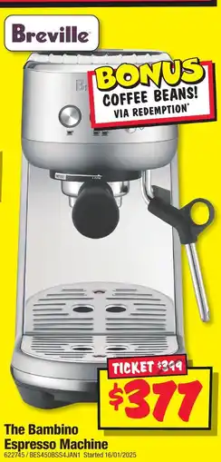 JB Hi-Fi The Bambino Espresso Machine offer