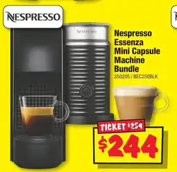 JB Hi-Fi Nespresso Essenza Mini Capsule Machine Bundle offer