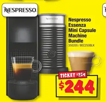 JB Hi-Fi Nespresso Essenza Mini Capsule Machine Bundle offer