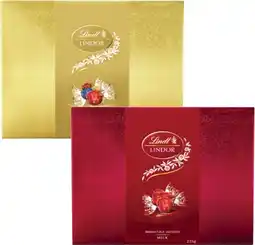 Coles Lindt Lindor Gift Box 232g-235g offer