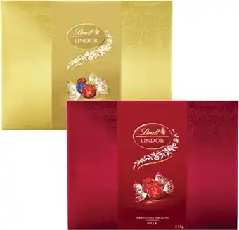 Coles Lindt Lindor Gift Box 232g-235g offer