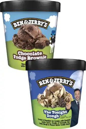 Coles Ben & Jerry’s Ice Cream Tub 427mL-465mL offer