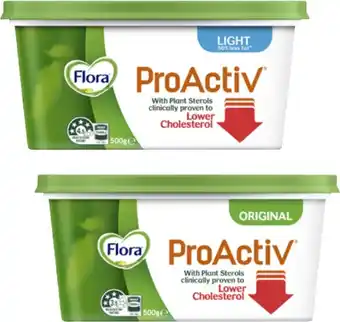 Coles Flora ProActiv 500g offer