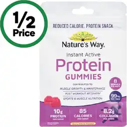 Woolworths Nature's Way Instant Active Protein Gummies Pk 40 offer