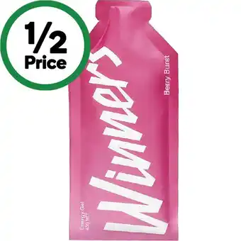 Woolworths Winners Energy Gel Single 45g offer