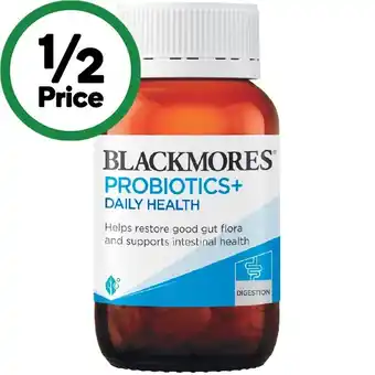 Woolworths Blackmores Probiotics+ Daily Health Capsules Pk 30 offer