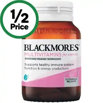 Woolworths Blackmores Multivitamin for Women Tablets Pk 60 offer