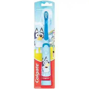 Woolworths Colgate Kids Toothbrush Battery Sonic Bluey offer