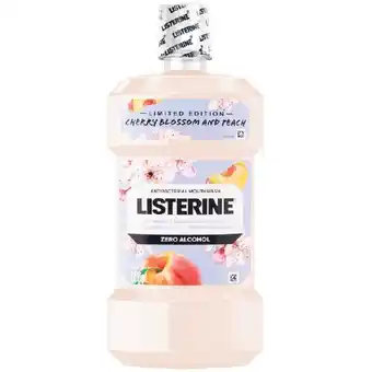 Woolworths Listerine Zero Alcohol Antibacterial Mouthwash 500ml offer