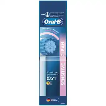 Woolworths Oral-B Sensitive Clean Electric Toothbrush Refills Pk 2 offer