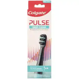 Woolworths Colgate Electric Toothbrush Refill Pulse Deep Clean Pk 4 offer