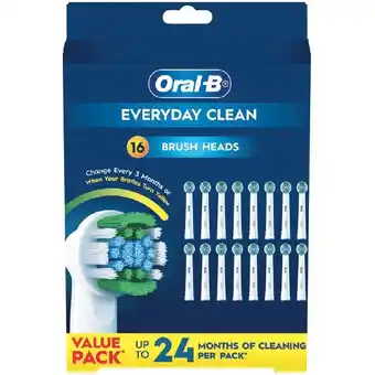 Woolworths Oral-B Precision Clean Replacement Brush Head Pk 16 offer