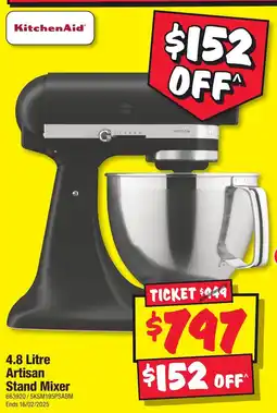 JB Hi-Fi 4.8 Litre Artisan Stand Mixer offer