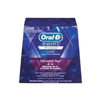 Woolworths Oral-B 3D Whitestrips Pk 14 offer