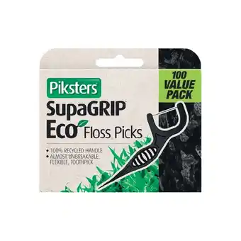 Woolworths Piksters SupaGrip Eco Floss Picks Pk 100 offer