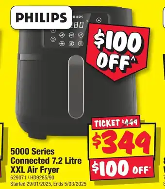 JB Hi-Fi 5000 Series Connected 7.2 Litre XXL Air Fryer offer