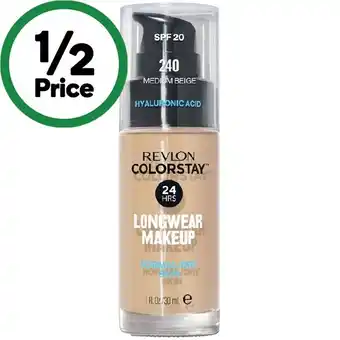 Woolworths Revlon Colorstay Longwear Makeup 30ml offer