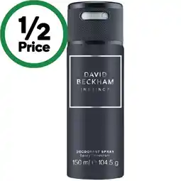 Woolworths David Beckham Deodorant Body Spray 150ml offer