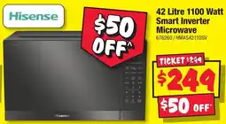 JB Hi-Fi 42 Litre 1100 Watt Smart Inverter Microwave offer