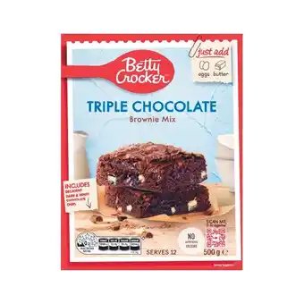 Woolworths Betty Crocker Treats Baking Mixes 400-510g – Excludes Gluten Free offer