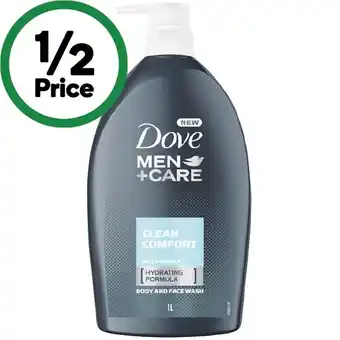 Woolworths Dove Men’s Body Wash 1 Litre offer