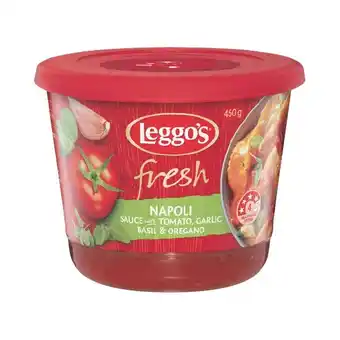 Woolworths Leggo’s Fresh Pasta Sauce 450g – From the Fridge offer