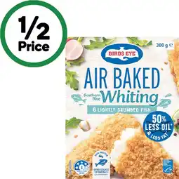 Woolworths Birds Eye Air Baked Flathead, Barramundi, Whiting or Dory Fish 250-380g – From the Freezer offer