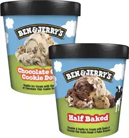 Coles Ben & Jerry's Ice Cream Tubs 427mL-465mL offer