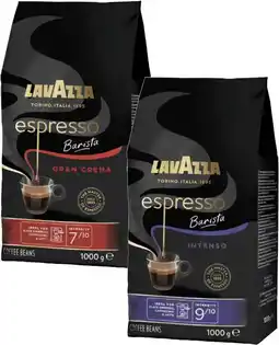 Coles Lavazza Espresso Barista Coffee Beans 1kg offer