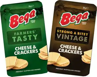 Coles Bega Cheese & Crackers 38g offer