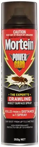 Coles Mortein PowerGard Crawling Surface Spray 350g offer