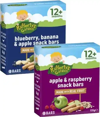 Coles Rafferty's Garden Snack Bars 128g offer