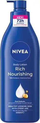 Coles Nivea Rich Nourishing Body Lotion 400mL offer