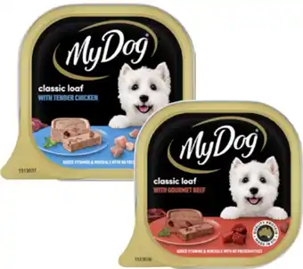 Coles My Dog Dog Food Tray 100g offer