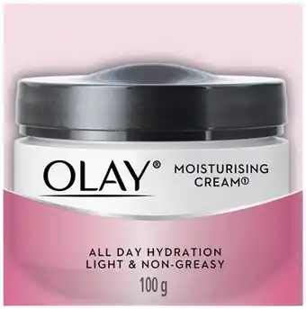 Coles Olay Moisturising Cream 100g offer