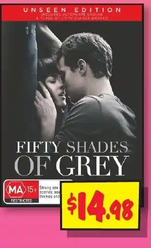 JB Hi-Fi Fifty shades of grey offer