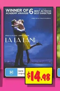 JB Hi-Fi LA LA LAND offer