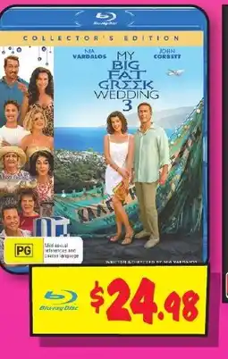 JB Hi-Fi My big fat greek wedding offer