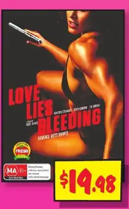 JB Hi-Fi Love lies bleeding offer