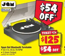 JB Hi-Fi Spun Out Bluetooth Turntable offer