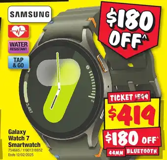 JB Hi-Fi Galaxy Watch 7 Smartwatch offer