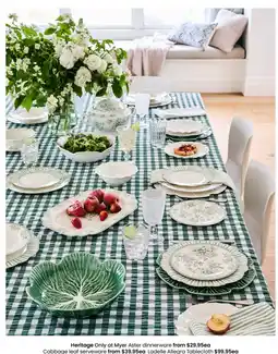 Myer Ladelle Allegra Tablecloth offer