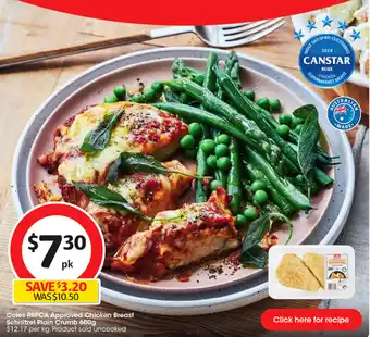 Coles Coles rspca approved chicken breast offer