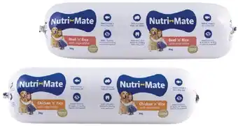 IGA Nutri-Mate Dog Food Roll 3kg Selected Varieties offer