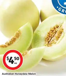 Coles Australian honeydew melon offer