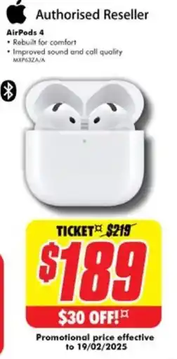 The Good Guys AirPods 4 offer