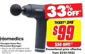 The Good Guys Homedics offer