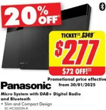 The Good Guys Panasonic offer